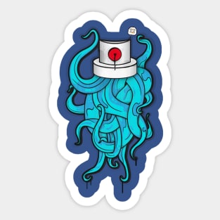 octopus graffiti Sticker